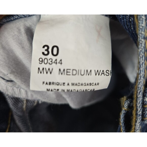 Full Blue Men's Size 30 Medium Wash Denim Jean Shorts - Picture 4 of 4